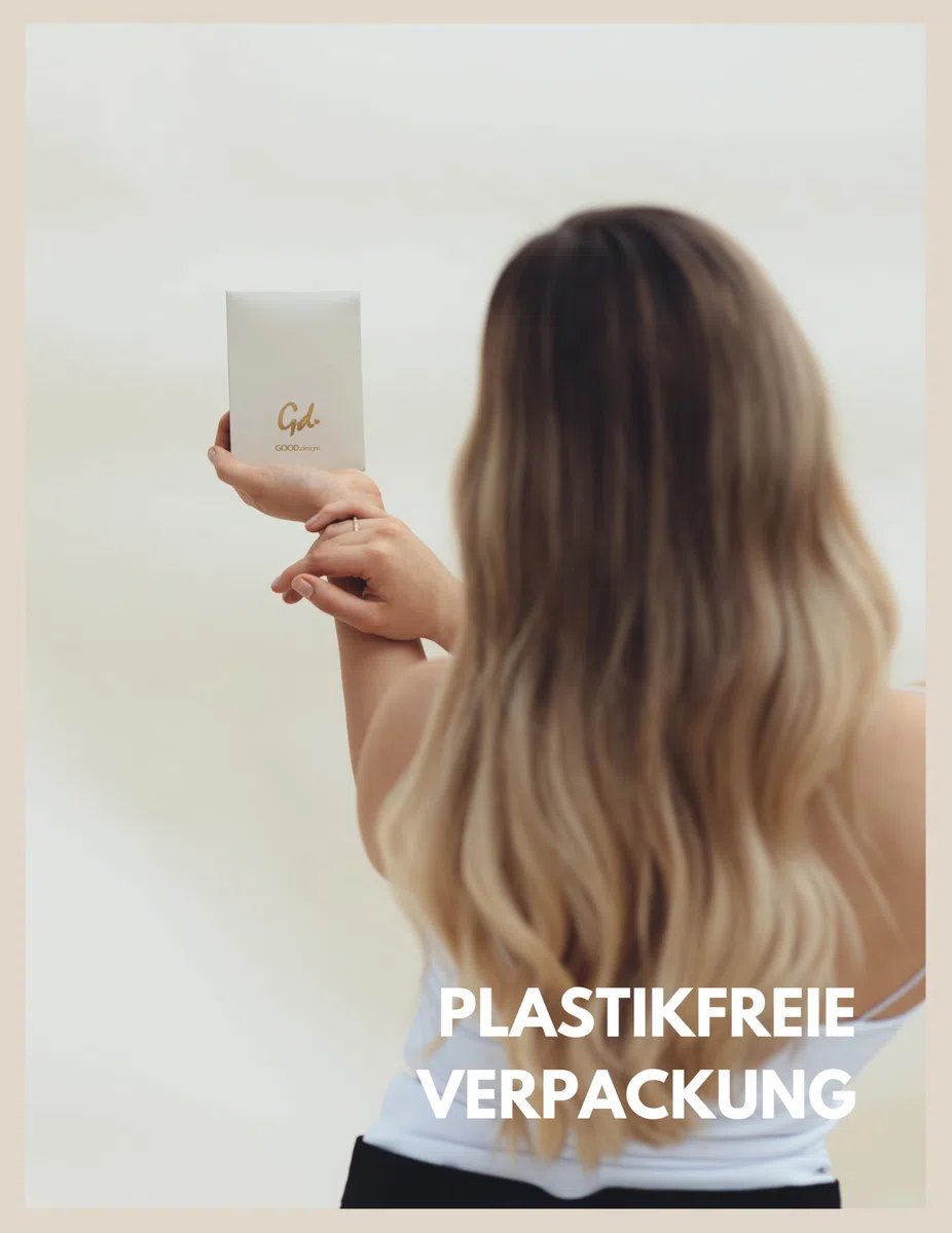 Gd. GOOD.designs EST. 2015 Fußkettchen für Damen I Mehrreihige Fußkette - Verstellbar I Schlangenkette Fußschmuck in Gold - Silber - Rosegold - Schwarz I Wasserfest