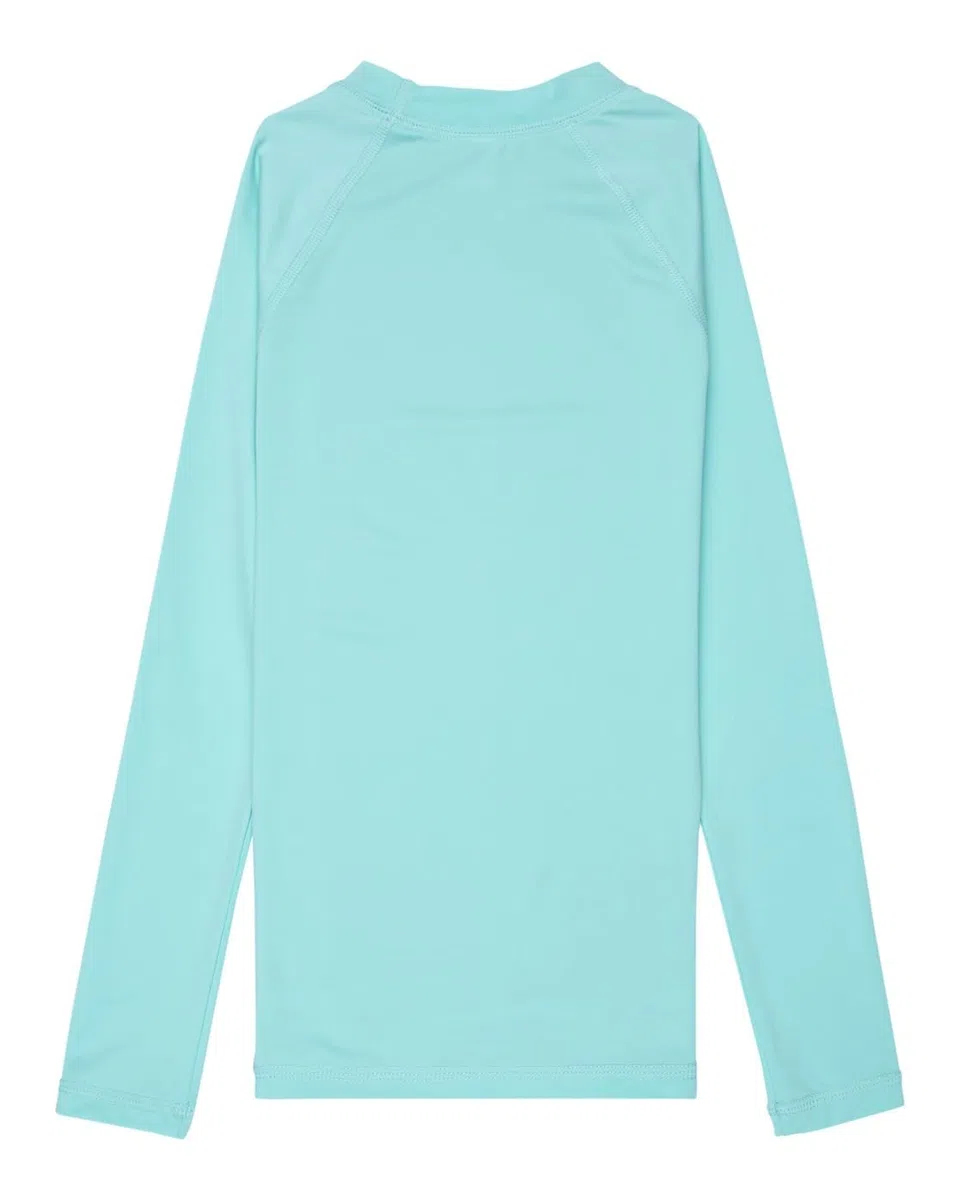 Roxy Mädchen Whole Hearted Ls T-Shirt, Aqua Splash, 14 Jahre