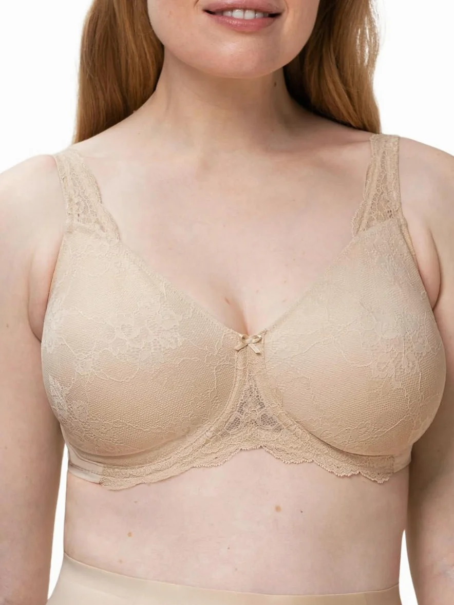 Triumph Damen Minimizer-BH Contouring Sensation W01, mit Bügel, ohne Polsterung, Verstellbare Träger