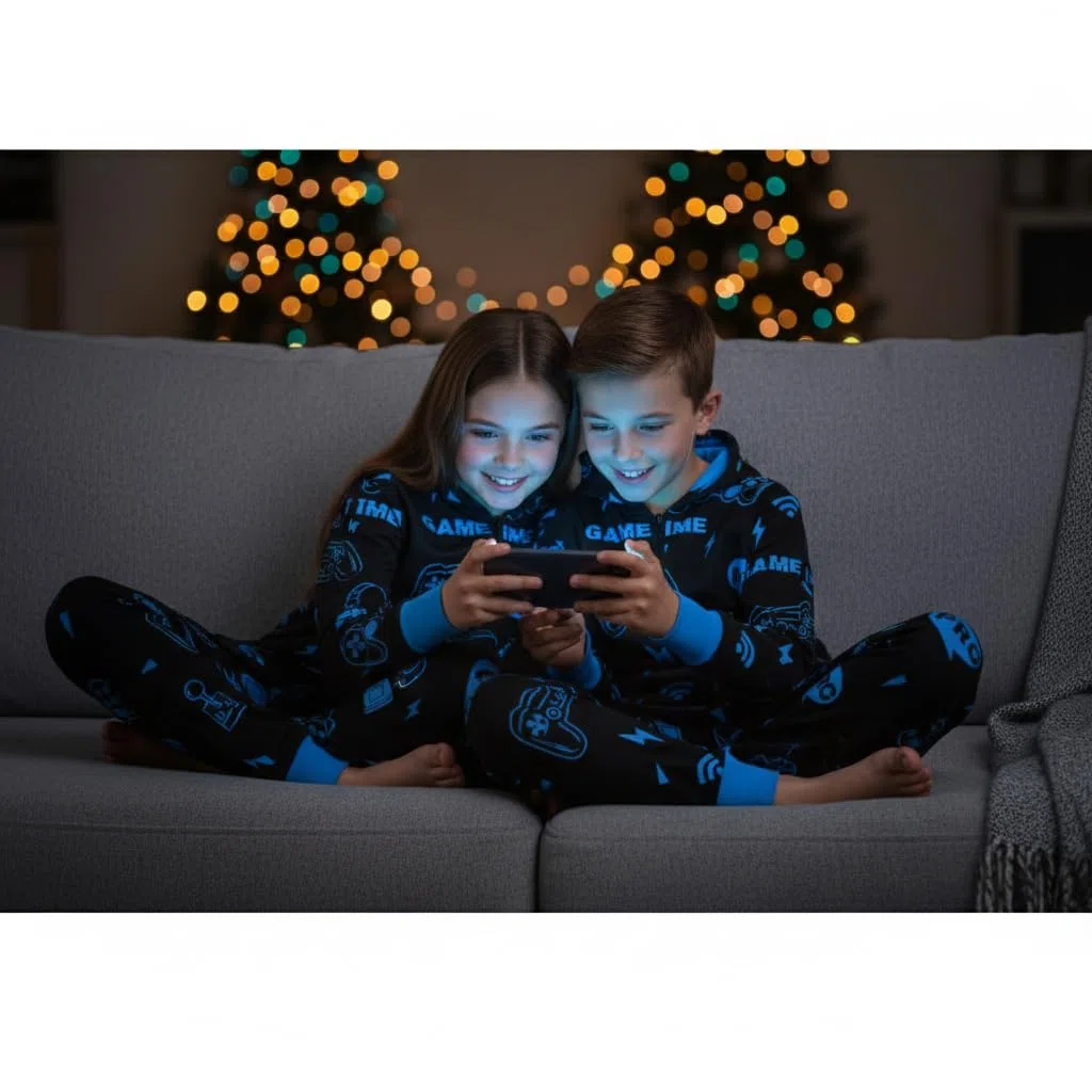 A2Z 4 Kids Baumwolle Strampelanzug Für Kinder Strampelanzug Pyjama Lounge Tragen Spiel Zeit Druck Sleepsuit Bequem Kinder Geschenke Für Mädchen Jungen Alte 2-13