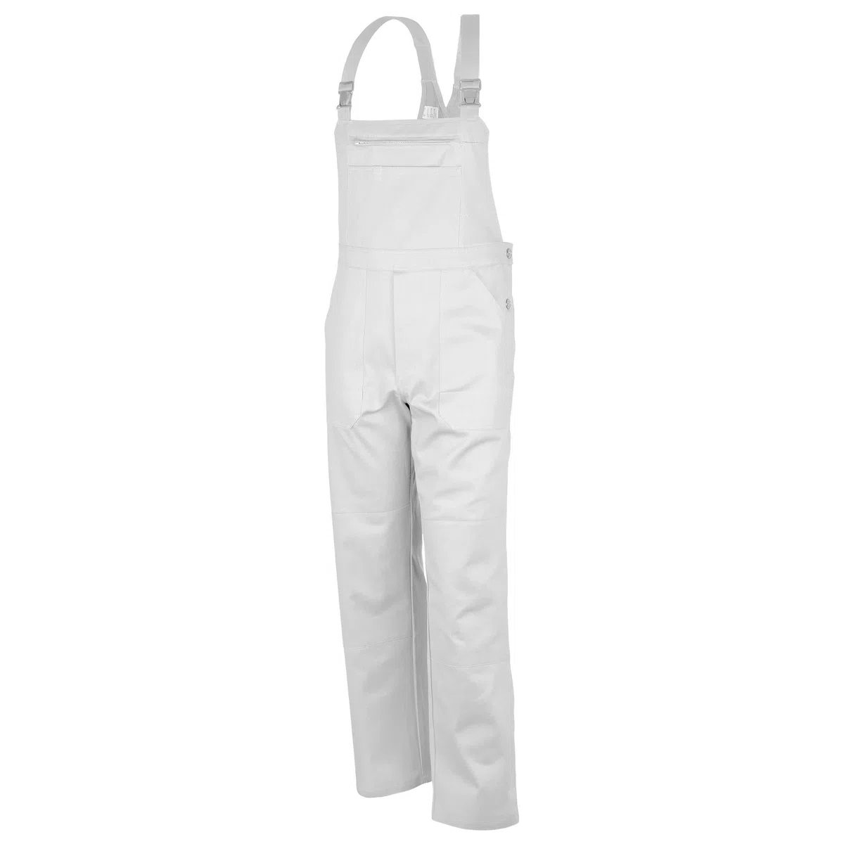 QUALITEX WORKWEAR Latzhose Basic BW240 - Weiß, Damen, Large