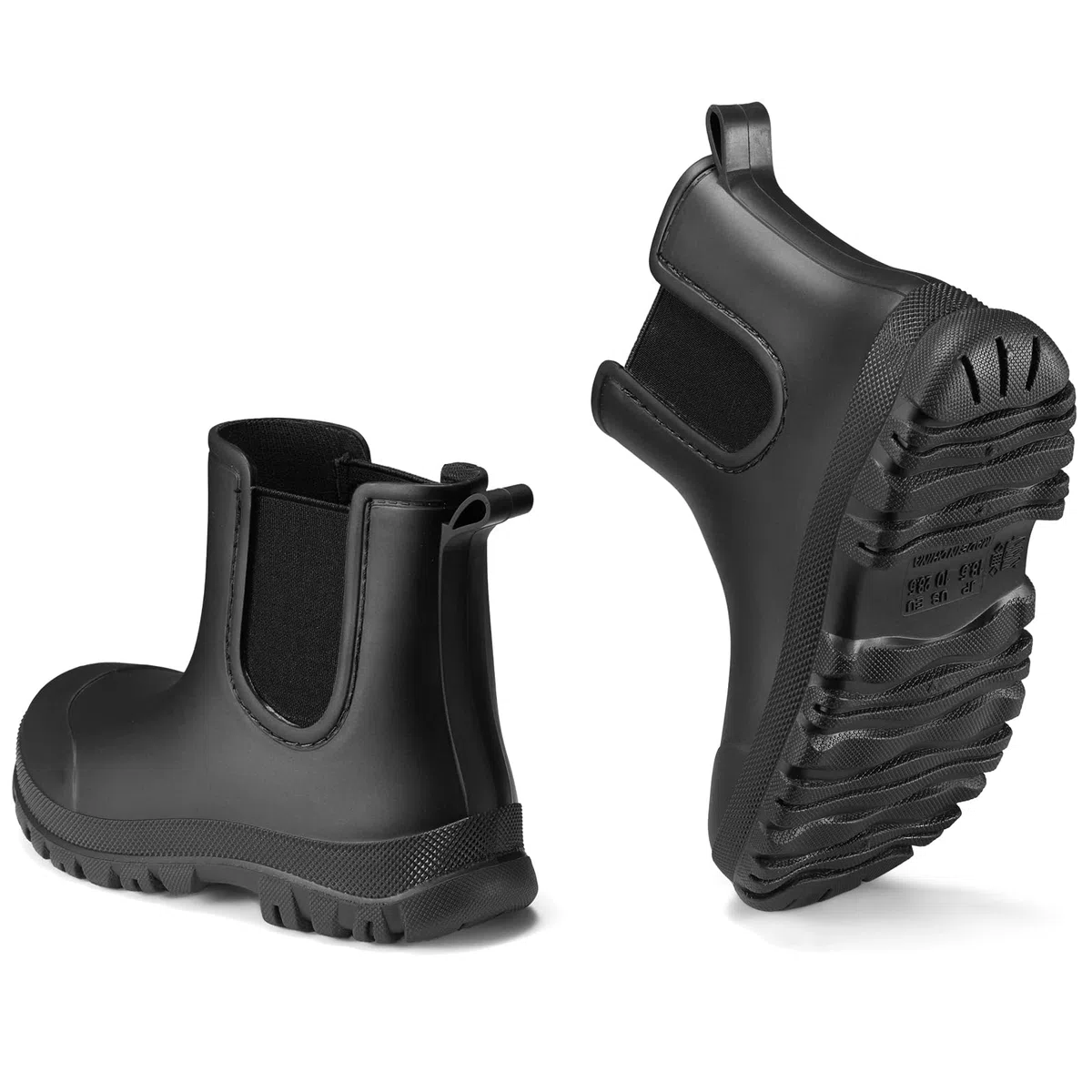 GINNI Gummistiefel Kinder Wasserdichte Schuhe Jungen Mädchen Unisex Kinder Regenstiefel Leicht Gummischuhe Rutschfest Stiefeletten