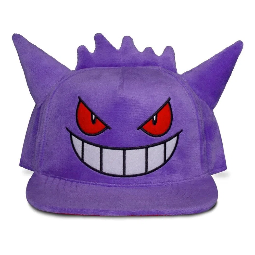 Pokémon Gengar Unisex Cap lila Fan-Merch, Filme, Gaming, Geschenke, Nintendo, TV-Serien