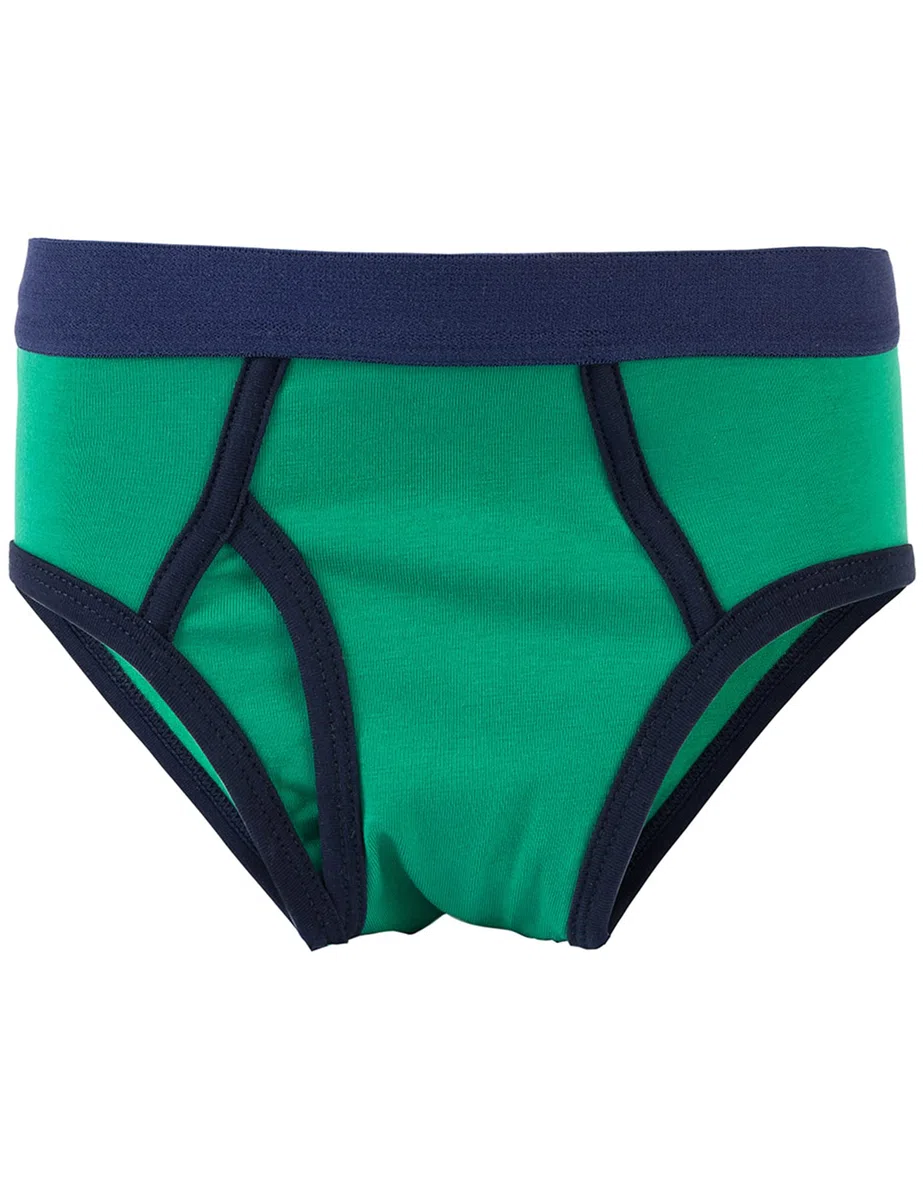 Kiench Jungen Slips Baumwolle Unterhosen Unifarben 5er-Pack