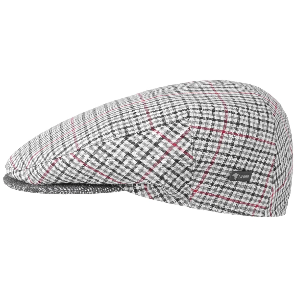 Lipodo Inglese Bic Flat Cap Herren Made in Italy Schiebermütze mit Innenfutter Frühjahr Sommer