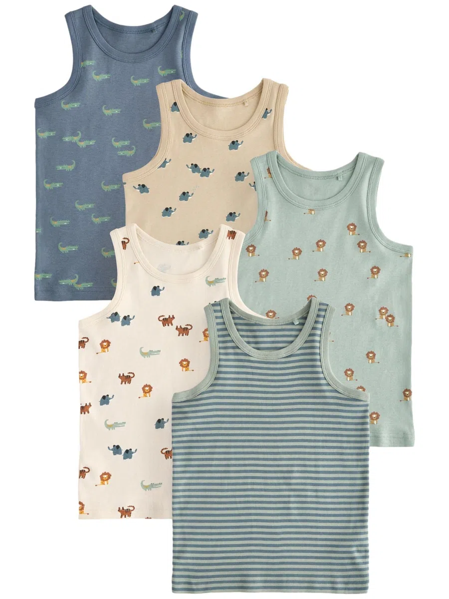 NEXT Jungen Trägerhemden im 5er-Pack 86-128