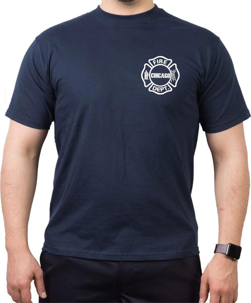 Chicago FIRE Dept. Standard, Navy T-Shirt