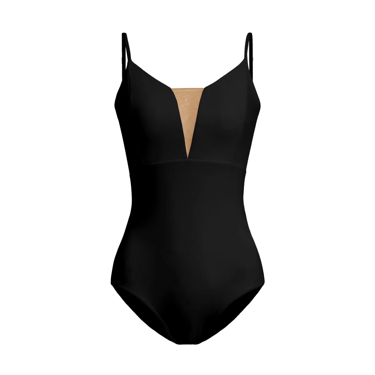 Ballett Trikot Damen Ärmellos Rückenfrei Tanztrikot Damen Tanzbody mit V-Ausschnitt