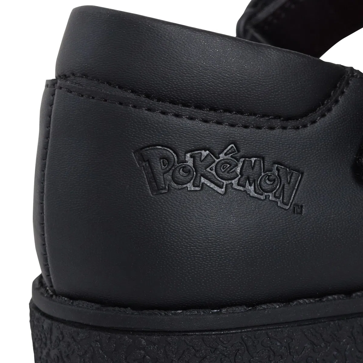 Mädchen-Pokemon-Schulschuhe für Kinder, Pikachu Evoli, Schwarz, leicht zu befestigende Loafer-Schuhe mit starker Sohle