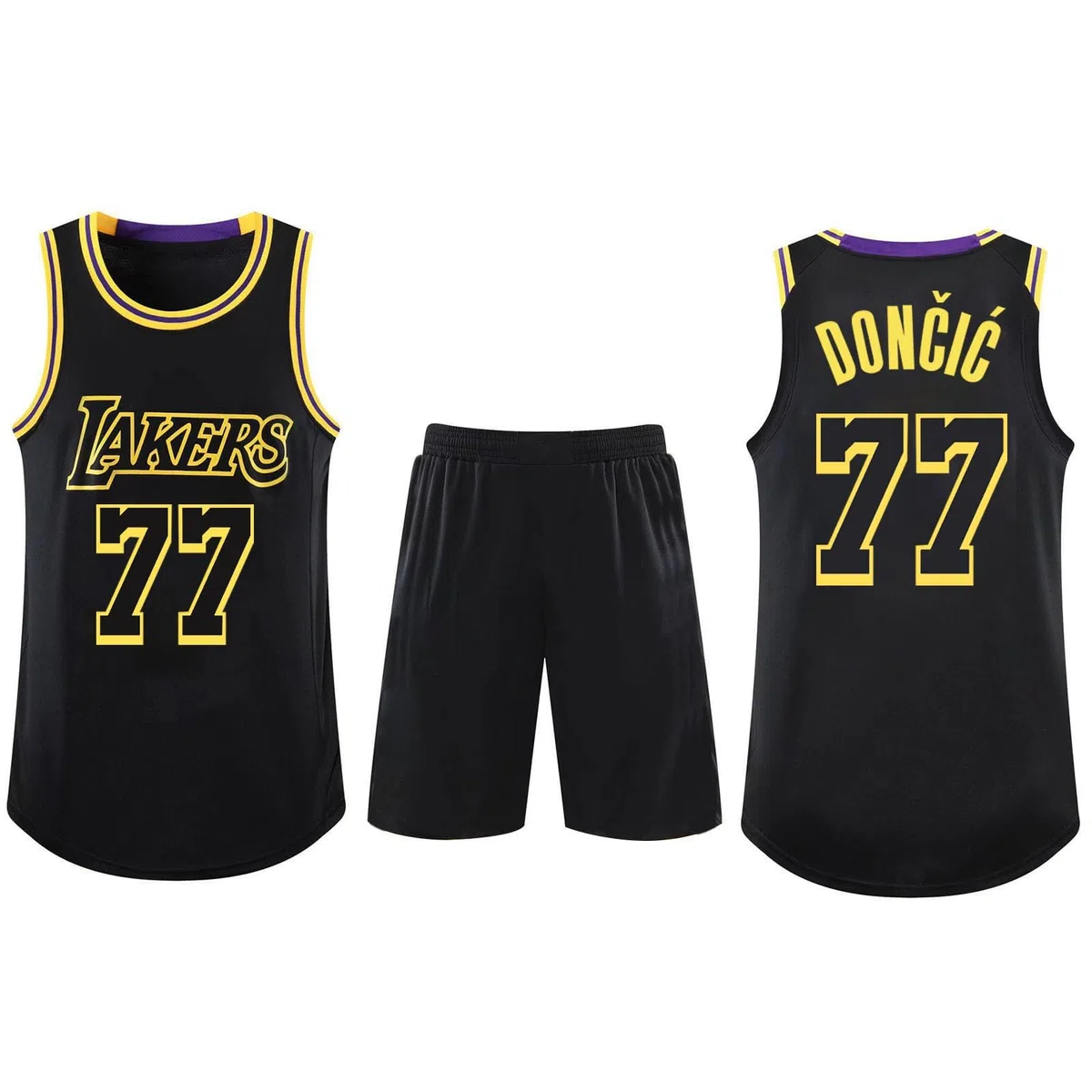 ABRTJCL Kinder/Erwachsener Basketball Trikot Set, 2-Teiliges Ärmelloses Anzug, Jersey & Shorts