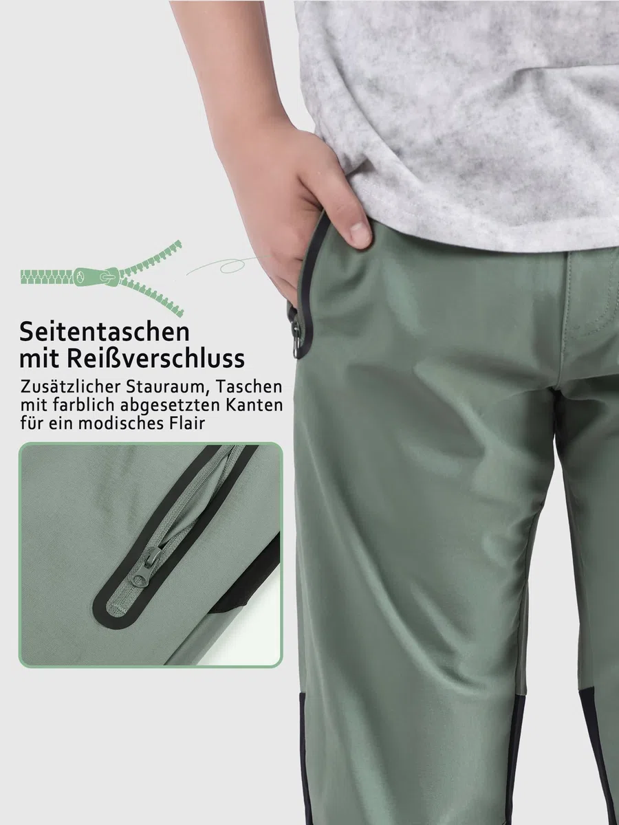 Jungen Wanderhose Sommer Wasserdicht Trekkinghose Outdoorhose