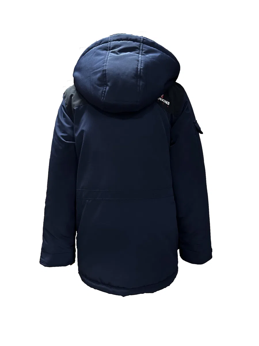 Unisex Kids Jacket Cardigan Girl Boy Parka/Daunenjacke, Blue, 12 Jahre
