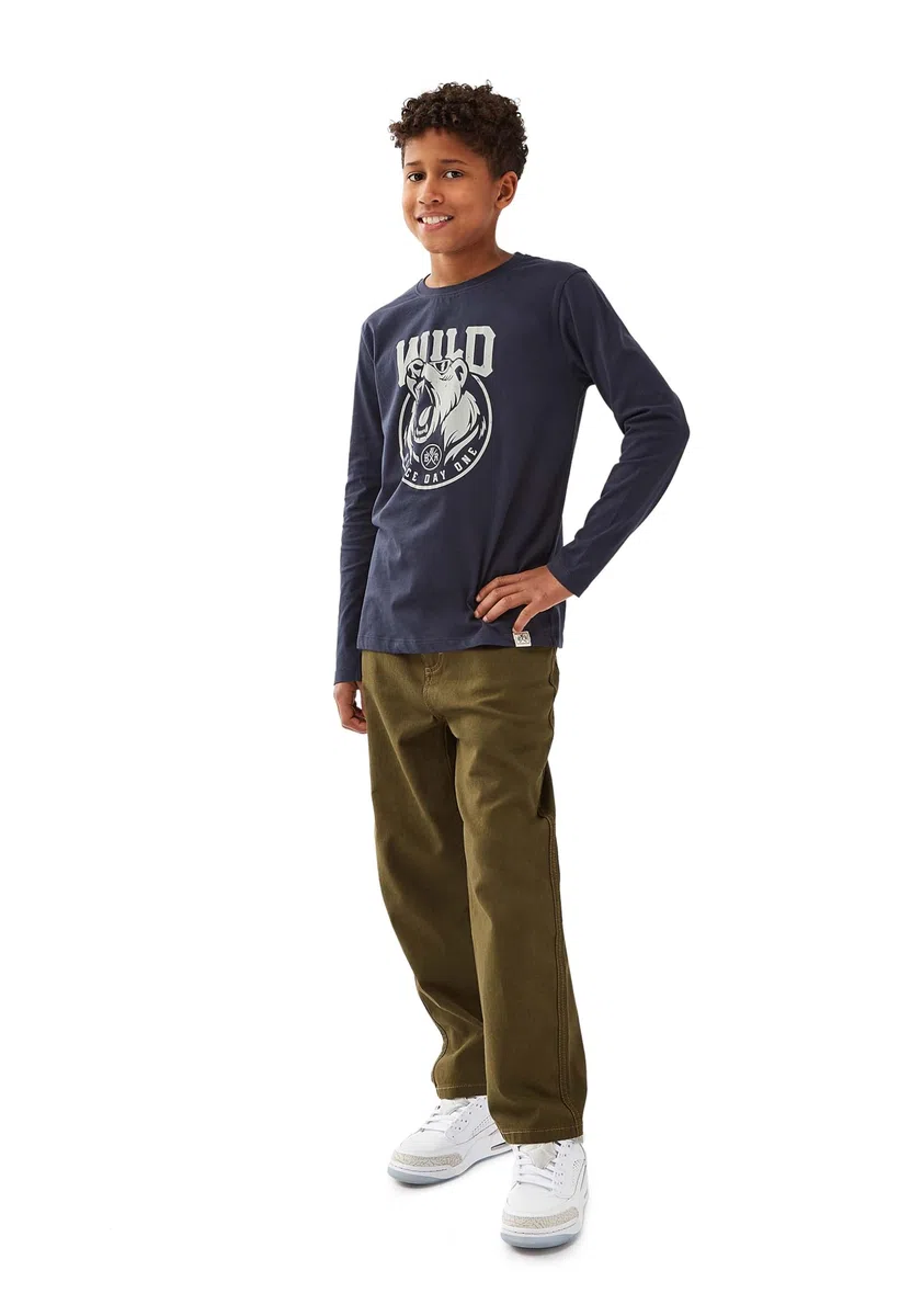 Band of Rascals Kinder Langarmshirt Wild aus Bio-Baumwolle