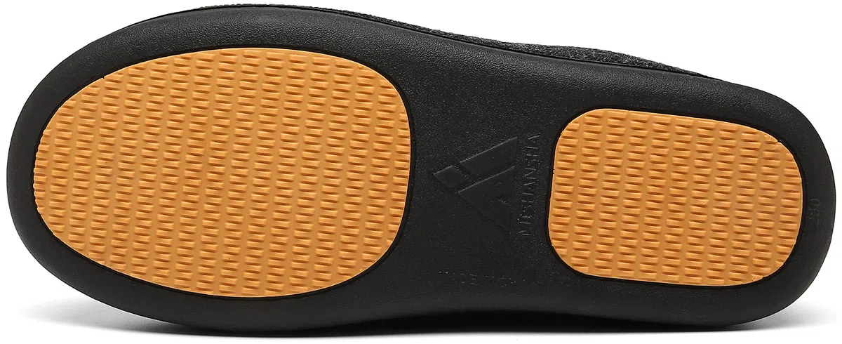Mishansha Herren Winter Warme Hausschuhe Memory Foam Plüsch Pantoffeln,Gr.39-48