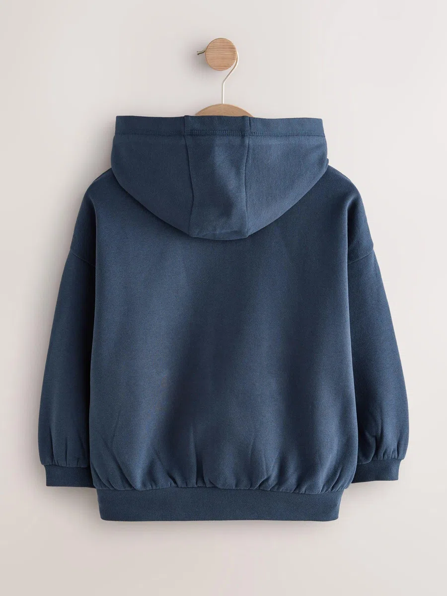 NEXT Mädchen Sportliche Kapuzenjacke mit hohem Baumwollanteil