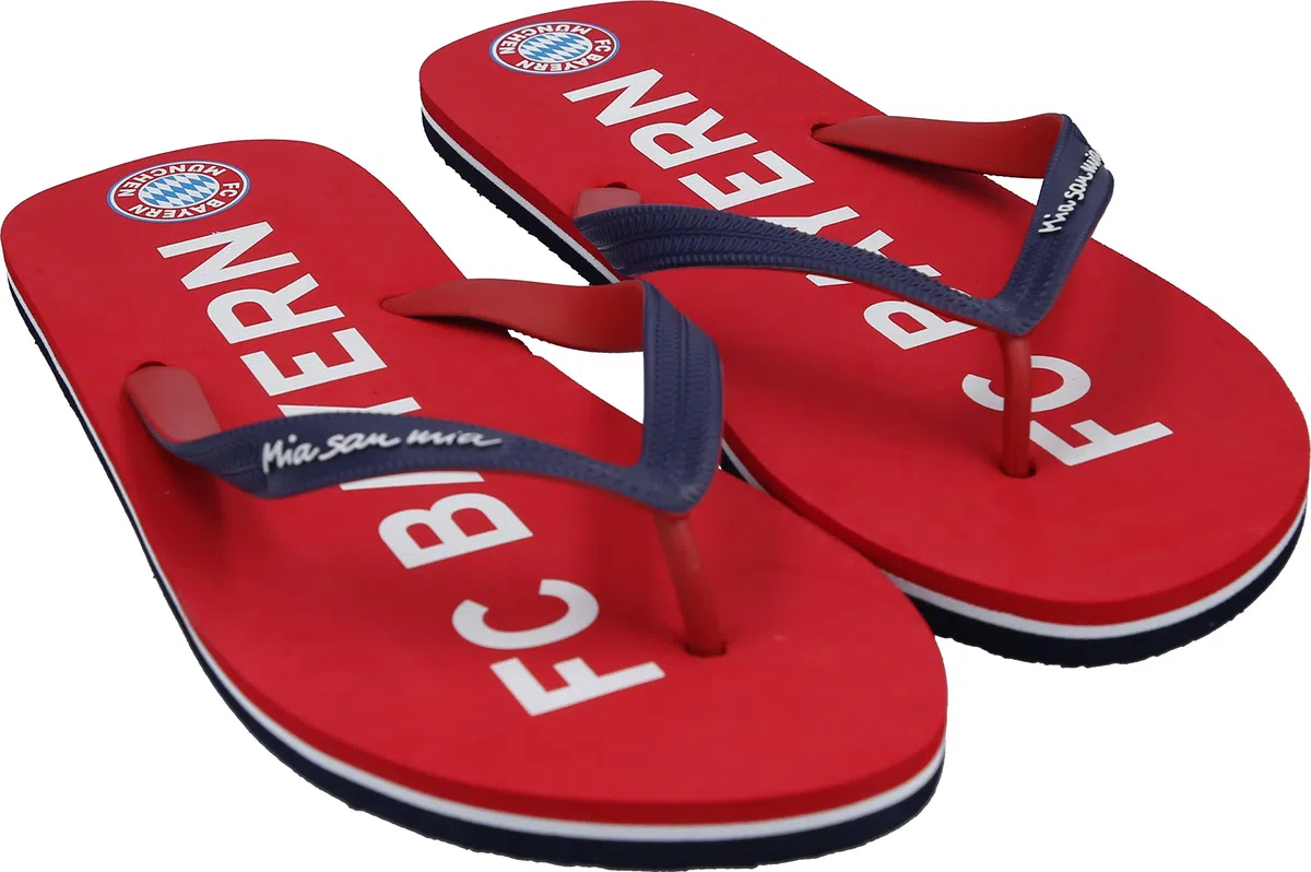 FC Bayern München Bade-Sandalen | Badeschlappen | Rot