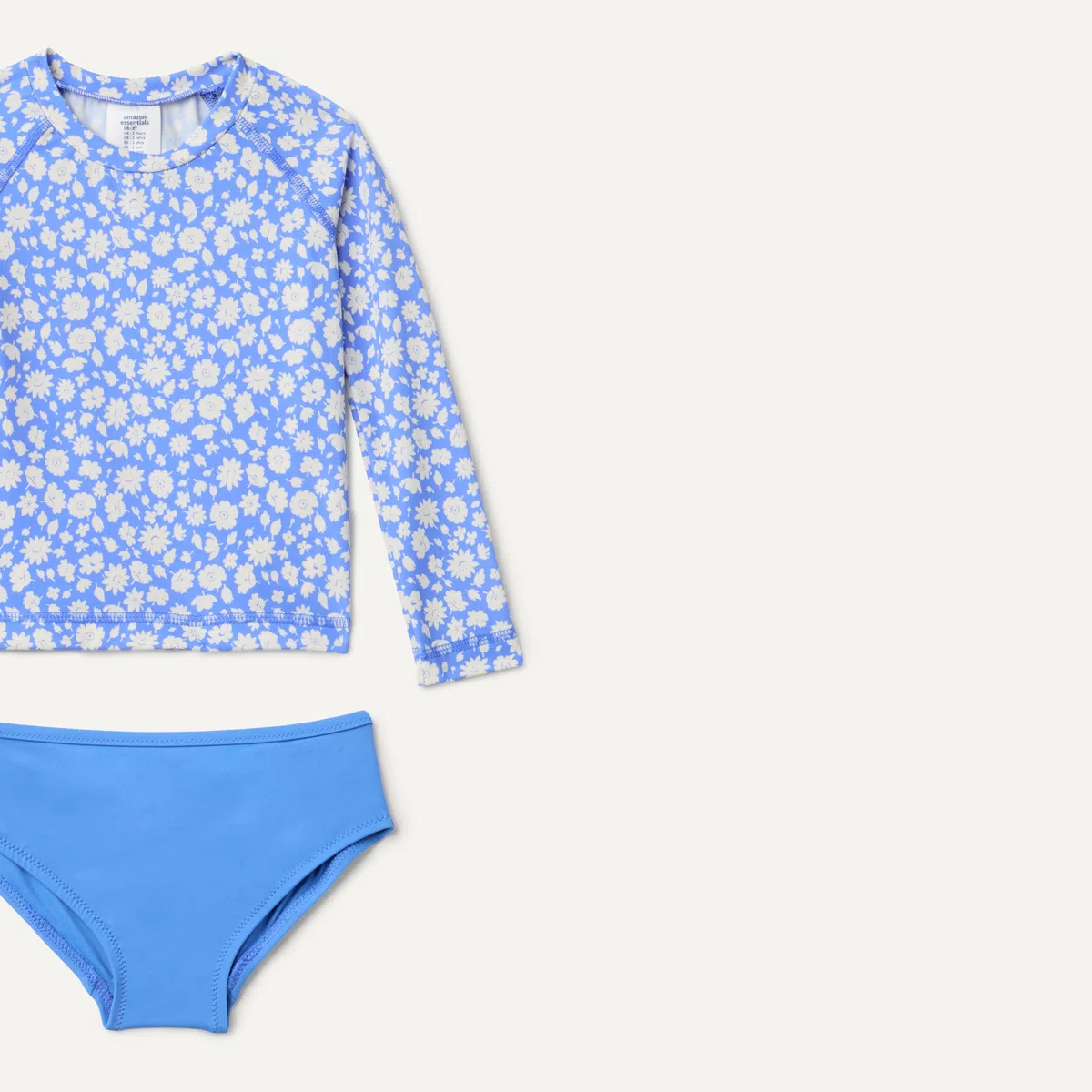 Amazon Essentials Mädchen 3-teiliges Rashguard-Bikini-Set