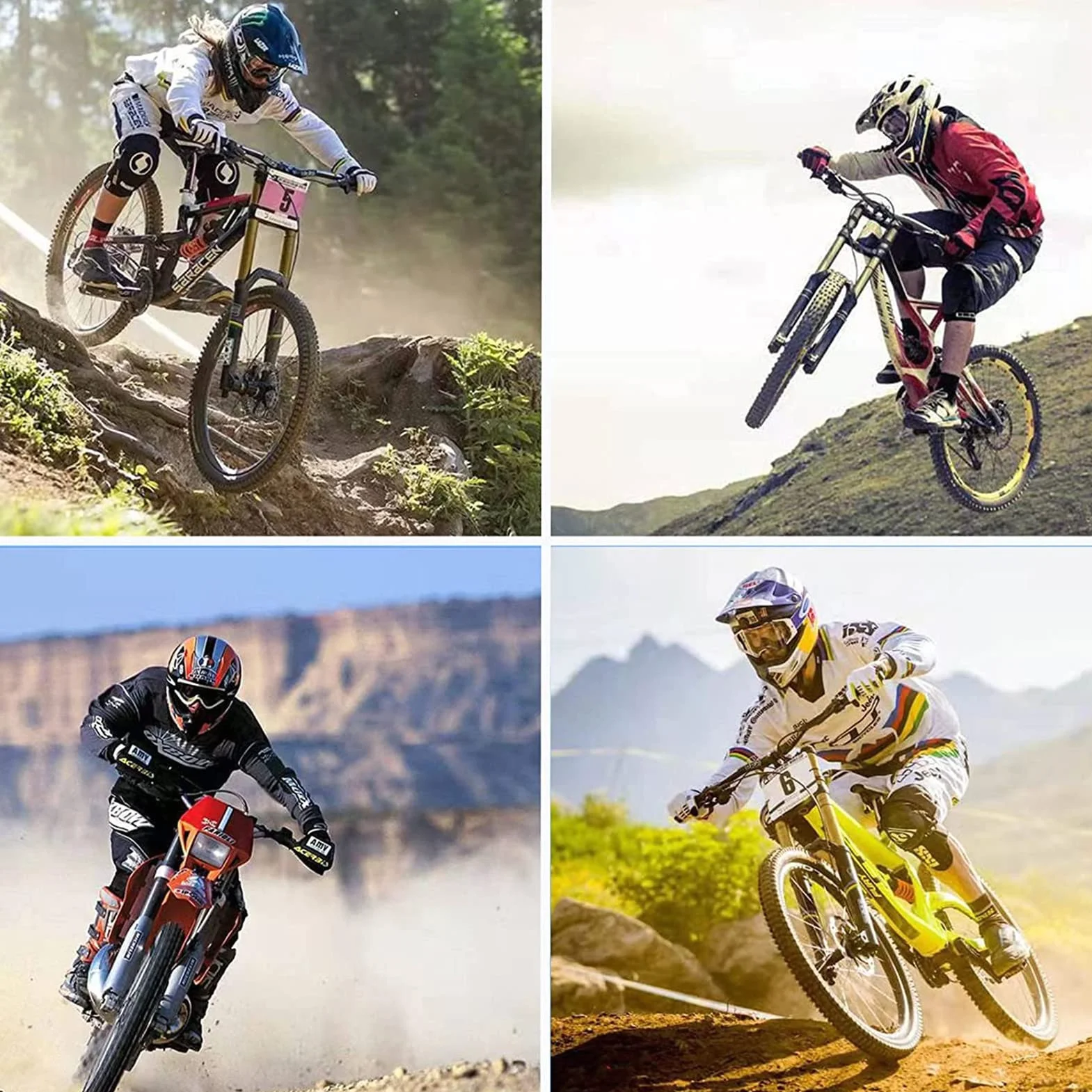 Herren Mountainbike MTB Top Kurzarm Atmungsaktiv Bequem Weich Feuchtigkeitstransport Radtrikot?Kurzarmtrikot Für MTB Rennrad/Multisport/Fitness