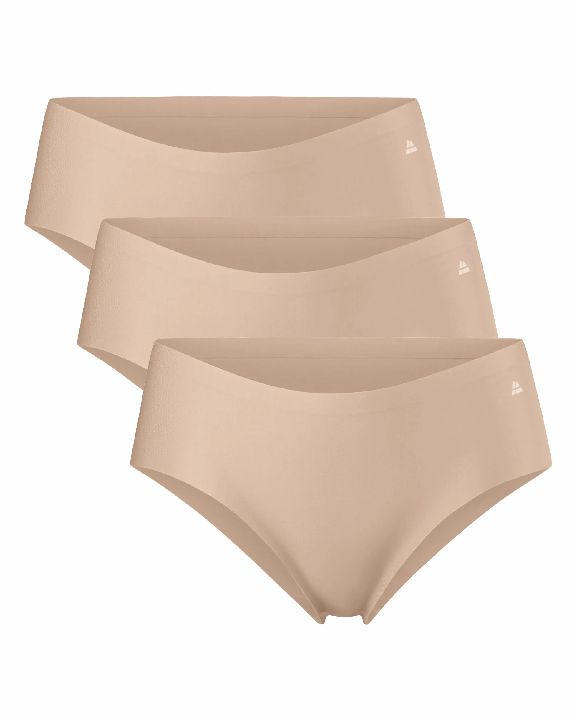 DANISH ENDURANCE Unsichtbare Hipster Slip Damen, Sport Unterhose, No-Show Unterwäsche, Mikrofaser, 3er oder 5er Pack