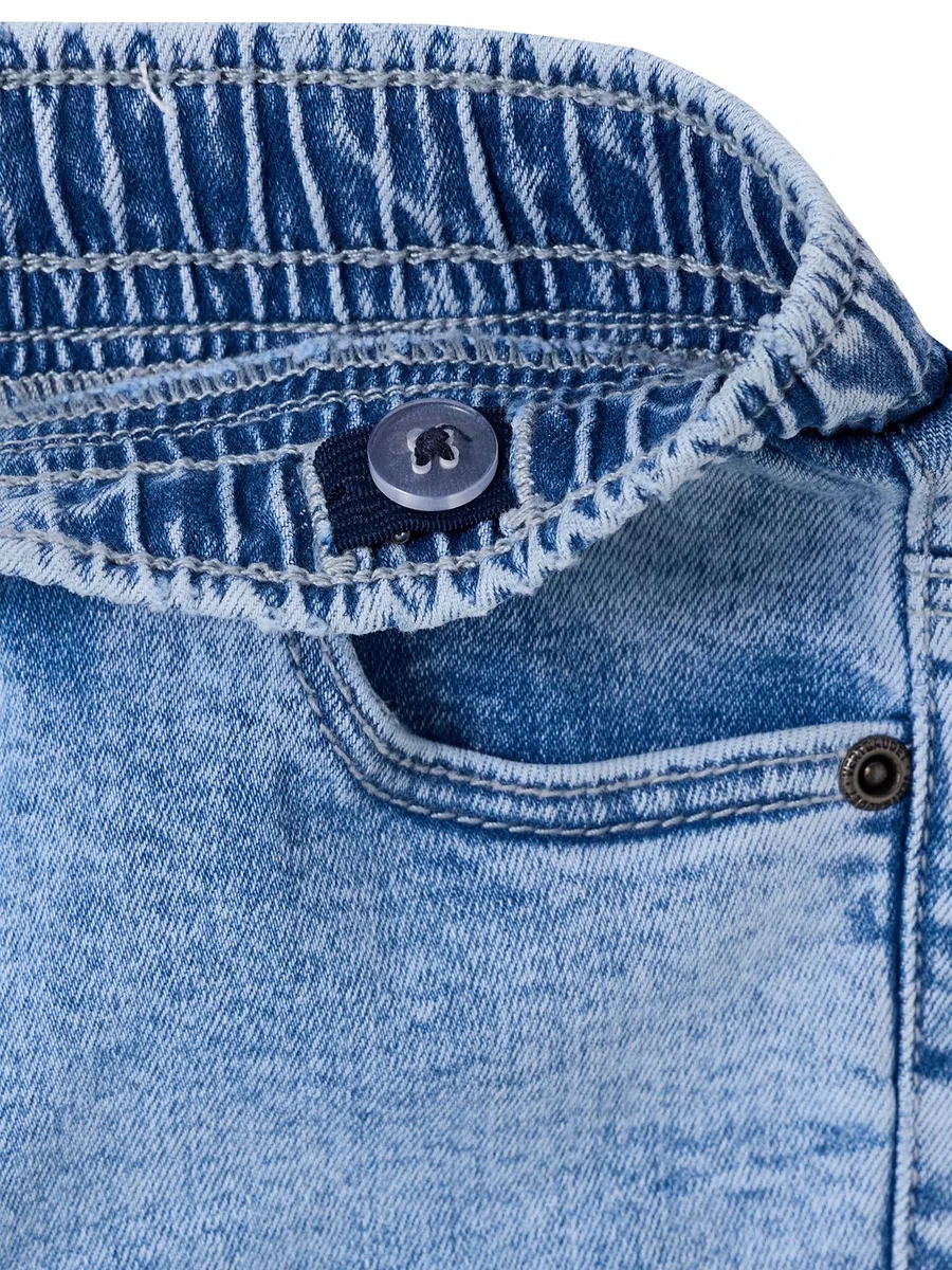 Vertbaudet 2er-Pack Jungen Slim-Jeans mit verstellbarem Dehnbund Basic