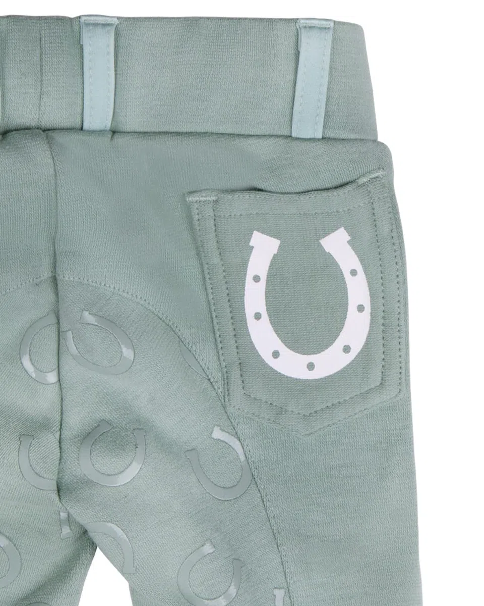 netproshop Baby und Kinder Reithose Bobby Vollbesatz Gr. 56-104, Kindergroesse:80, Farbe:Pistachio