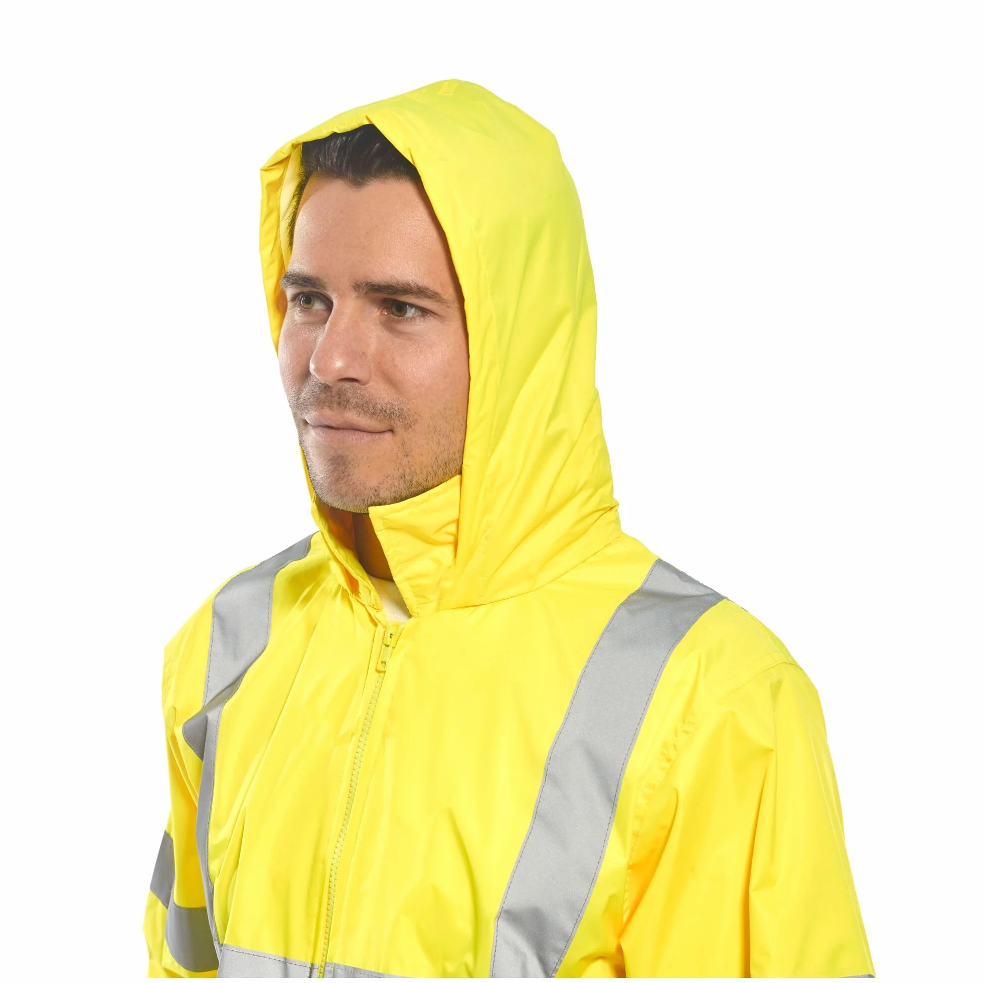 Portwest H440 Herren Leichte Wasserdichte Hi-Vis Regenjacke Gelb, XXL