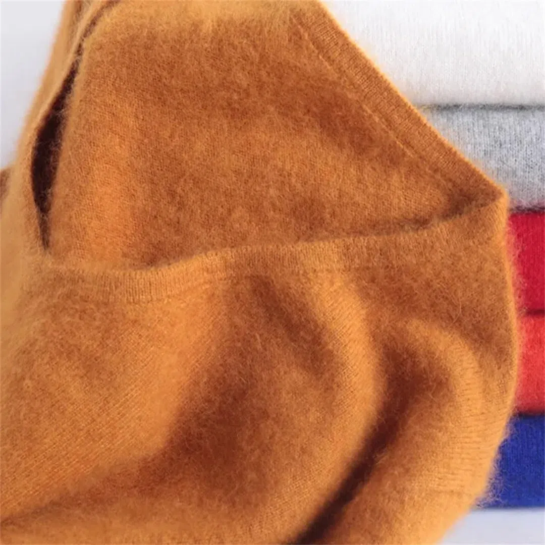 Damenpullover, Lässig, Langärmelig, Kaschmirpullover Mit V-Ausschnitt
