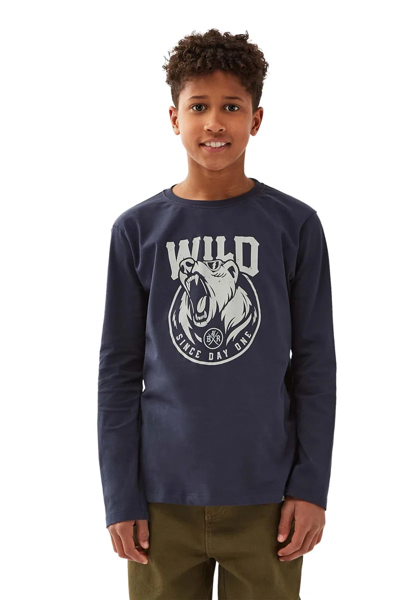 Band of Rascals Kinder Langarmshirt Wild aus Bio-Baumwolle