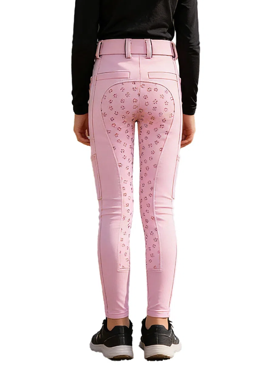 Kinder Reithosen Pferd Kinder Mädchen Sport Hose Reithosen Sweathose Jogginghosen Sporthose Pferd Elastisches Bundstrumpfhose Gym