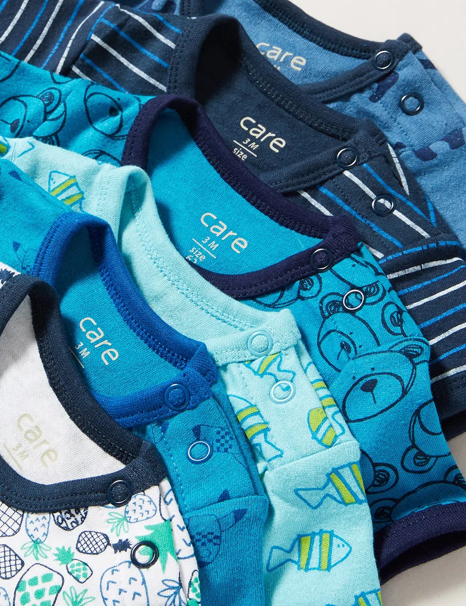 Care Unisex Baby Body Ss - Aop (6-pack) Bodysuit (6er Pack)