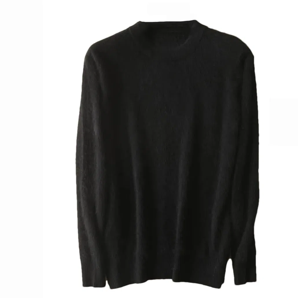 Dninmim Herren Kaschmir Pullover O-Neck Pullover Strickpullover Winter Langarm Pullover