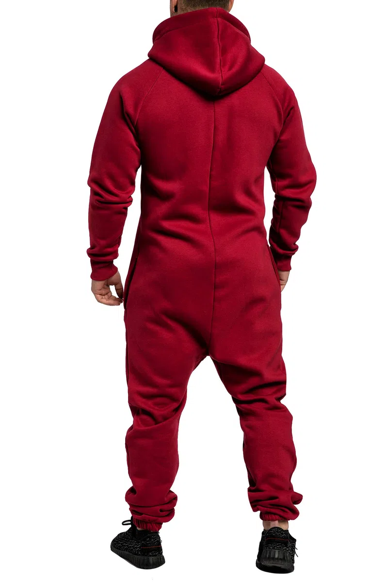 Amaci&Sons Herren Overall Jumpsuit Jogging Onesie Trainingsanzug 3007
