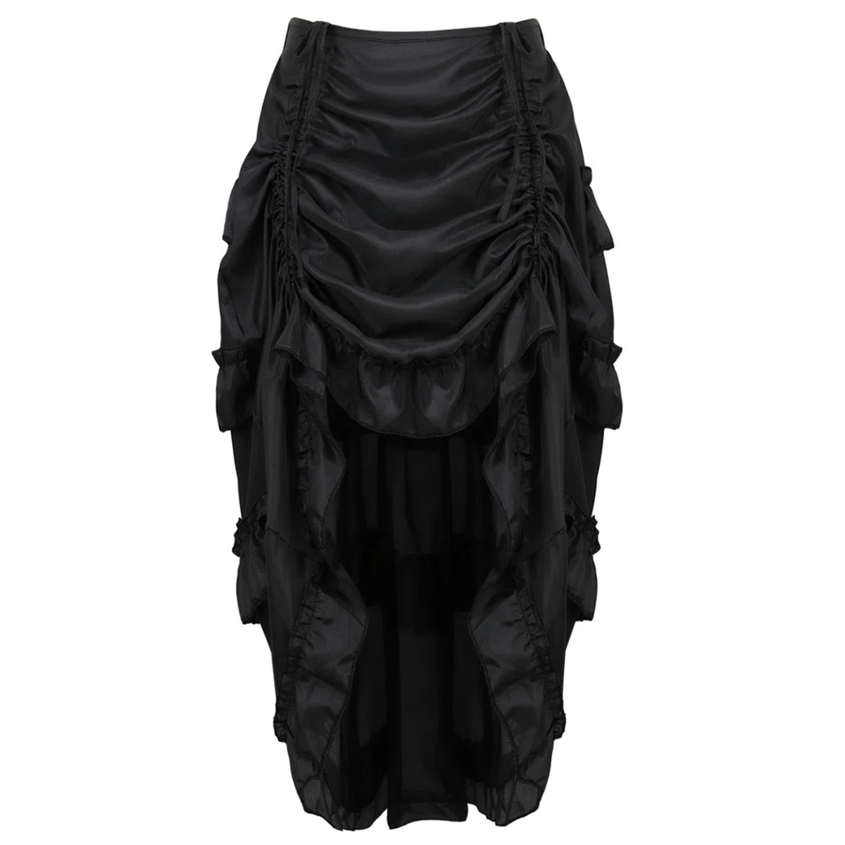 Palace Korsett Unregelmäßiger All-Match-Rock Rollenuniform Kurzer Rock - Schwarz - XXL