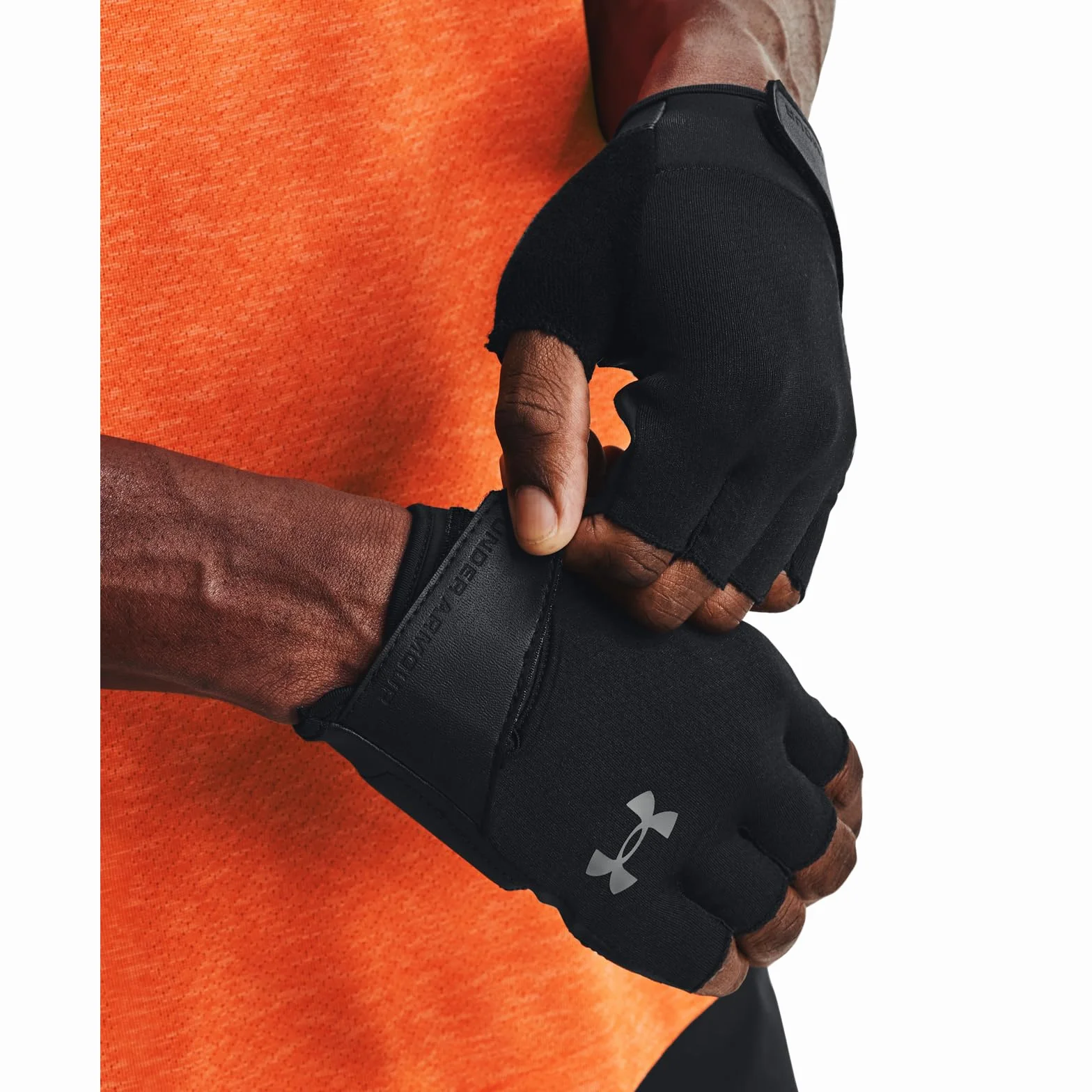Under Armour Mens Half Finger Gloves Men's Ua Training Gloves