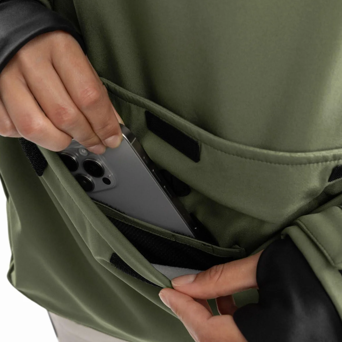 SIROKO - Snowboardjacke mit Kängurutasche für Damen W3-W Robson
