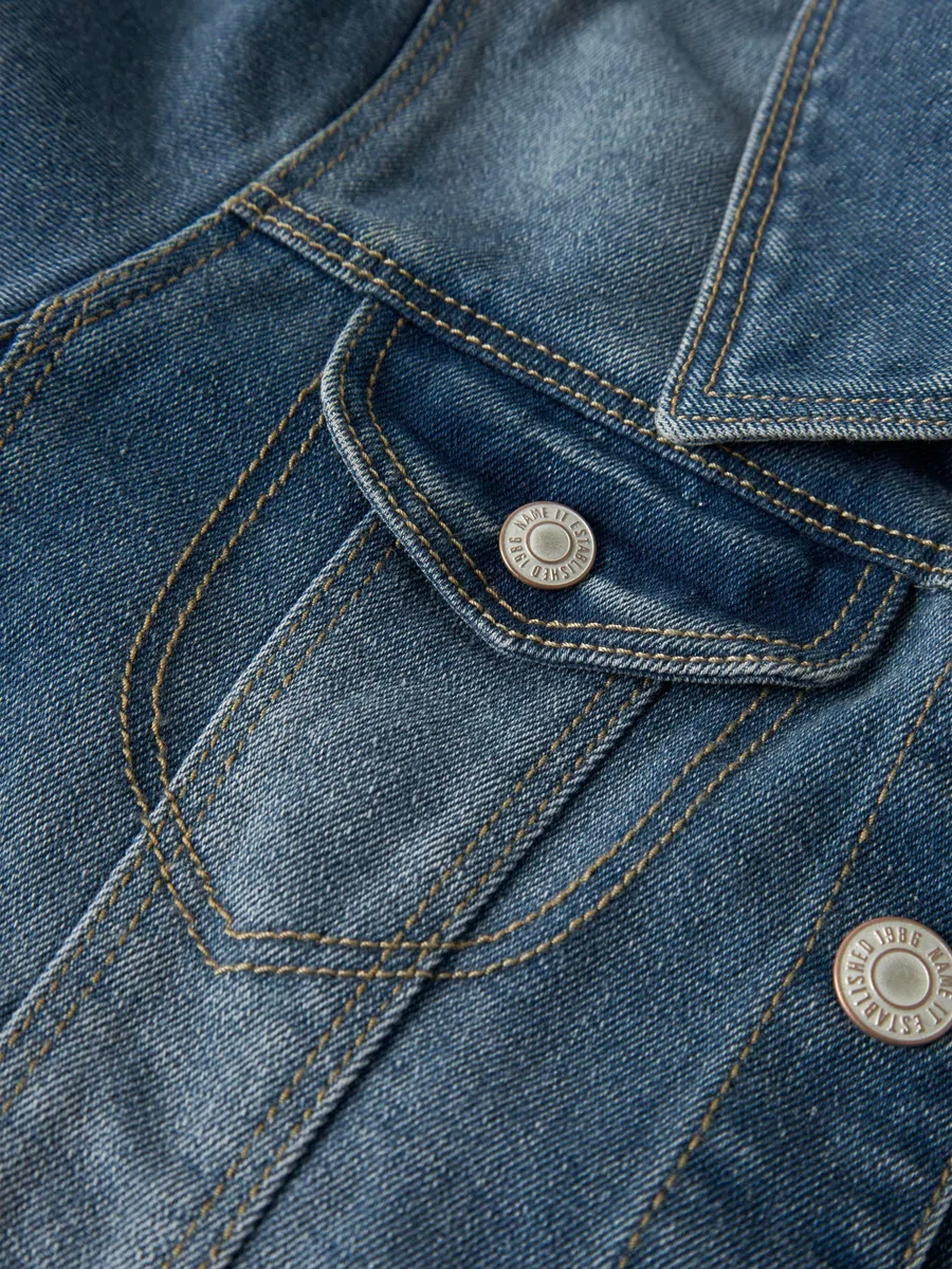 NAME IT Girl Jeansjacke Langarm | Denim jacket