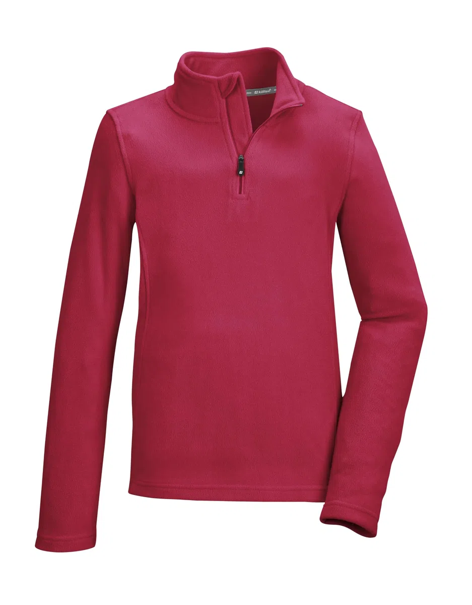 Killtec Mädchen Ksw 247 Grls FLC Shrt Fleeceshirt mit Stehkragen und Reißverschluss