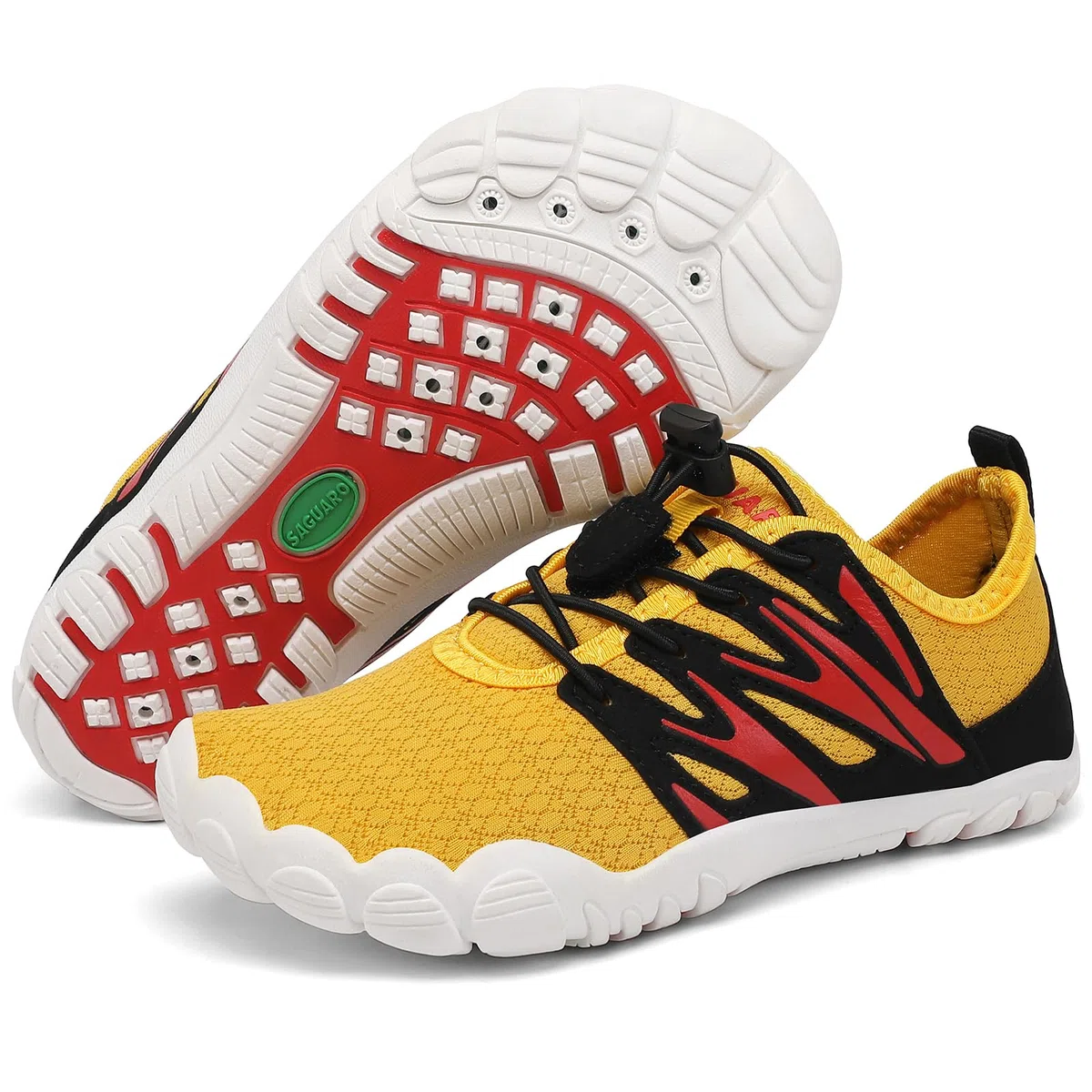 SAGUARO Badeschuhe Barfußschuhe Kinder - Breite Schnell Trocknend Leicht Weich -Strand Meer Surfen, Gr 25-38