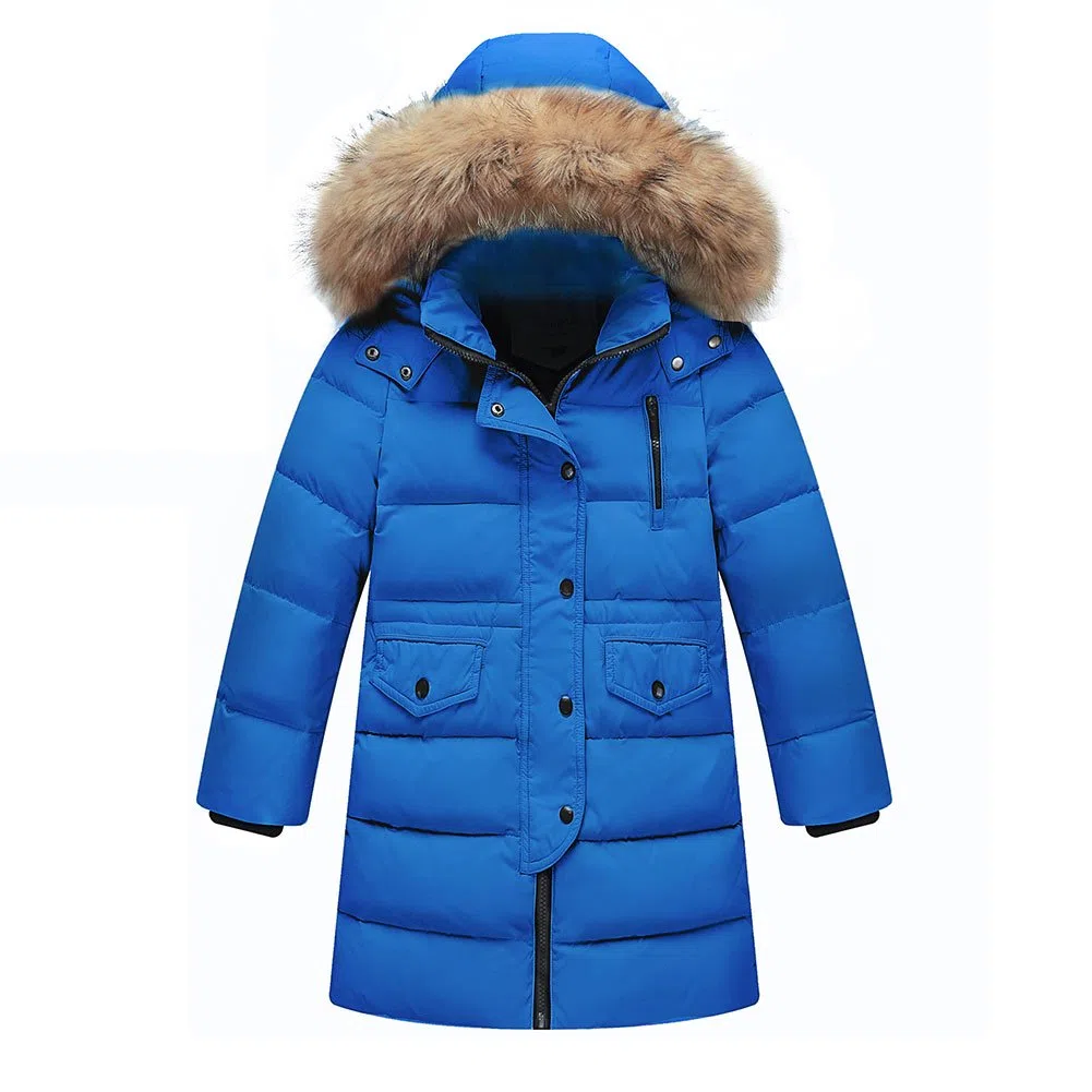 Daunenjacke Kinder Winterjacke mit Kaputze Daunenmantel mädchen Junge Baby Verdickte Winterjacke