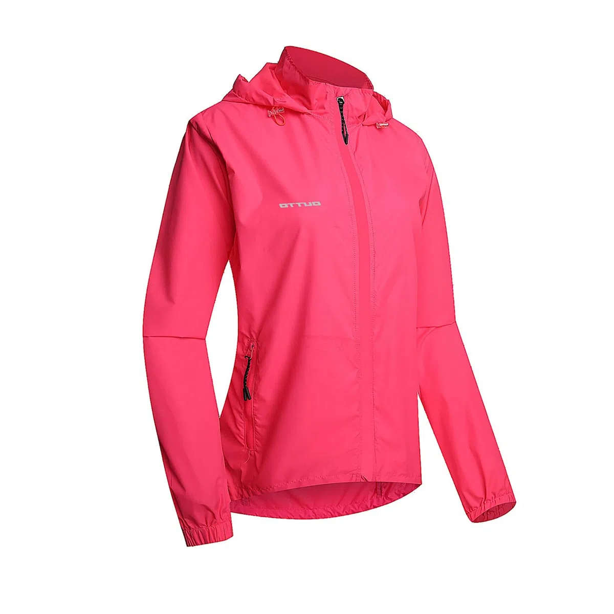 HARLSO Damen Sommer Fahrradjacke 2-in-1 mit abnehmbaren Ärmeln, wasserdichte, atmungsaktive Fahrradweste für Radfahren, Laufen,Pink-3XL