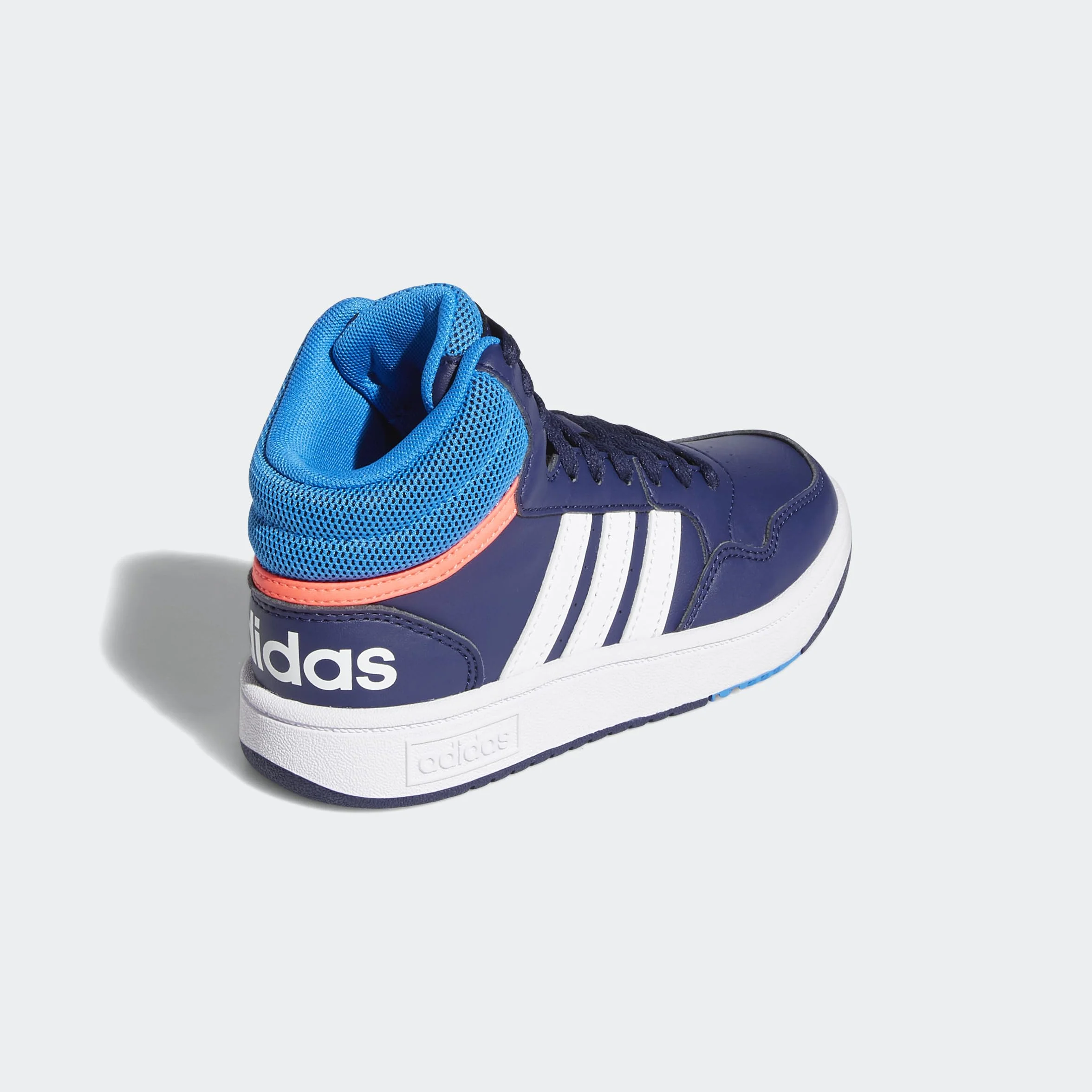 Adidas Unisex Kinder Hoops Mid Shoes, Dark Blue/Blue Rush/Turbo, 36