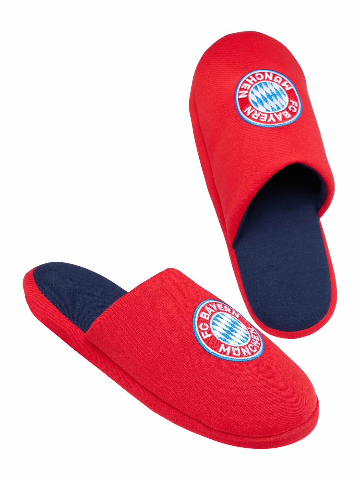 FC Bayern München I Pantoffeln Logo I Kinder I Rot