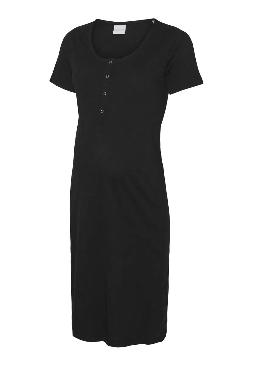 MAMALICIOUS Damen Mlmira Solid JRS Nightgown 2f A. E. Noos Nachthemd