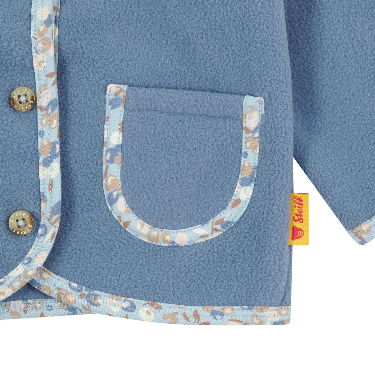 Steiff Baby - Mädchen Fleecejacke Strickjacke