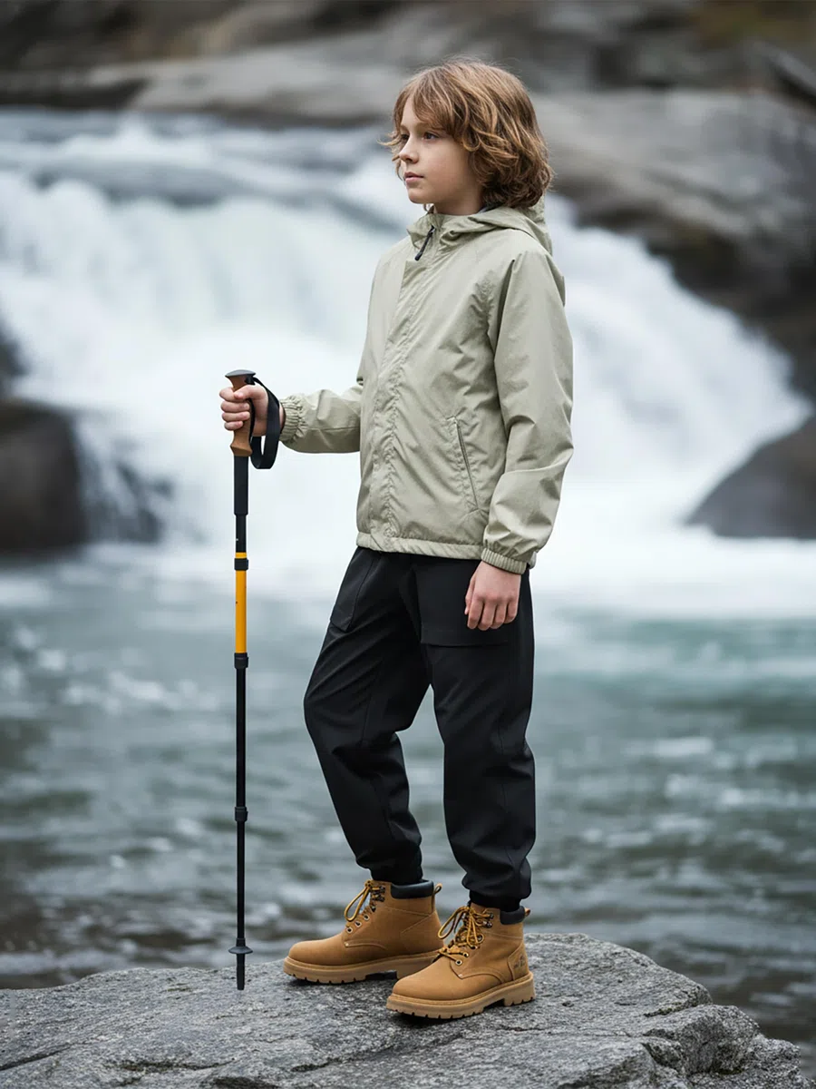 Kinder Jungen Wanderhose Wasserdicht Trekkinghosen Outdoorhose Jungs Jogginghose