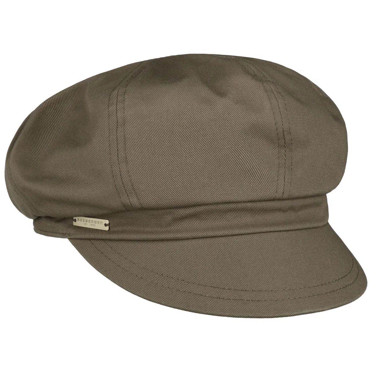 Seeberger Azalee Ballonmütze Damencap Newsboy-Mütze Balloncap Baumwollcap Sommercap Damen - mit Schirm, Futter Sommer Frühling-Sommer