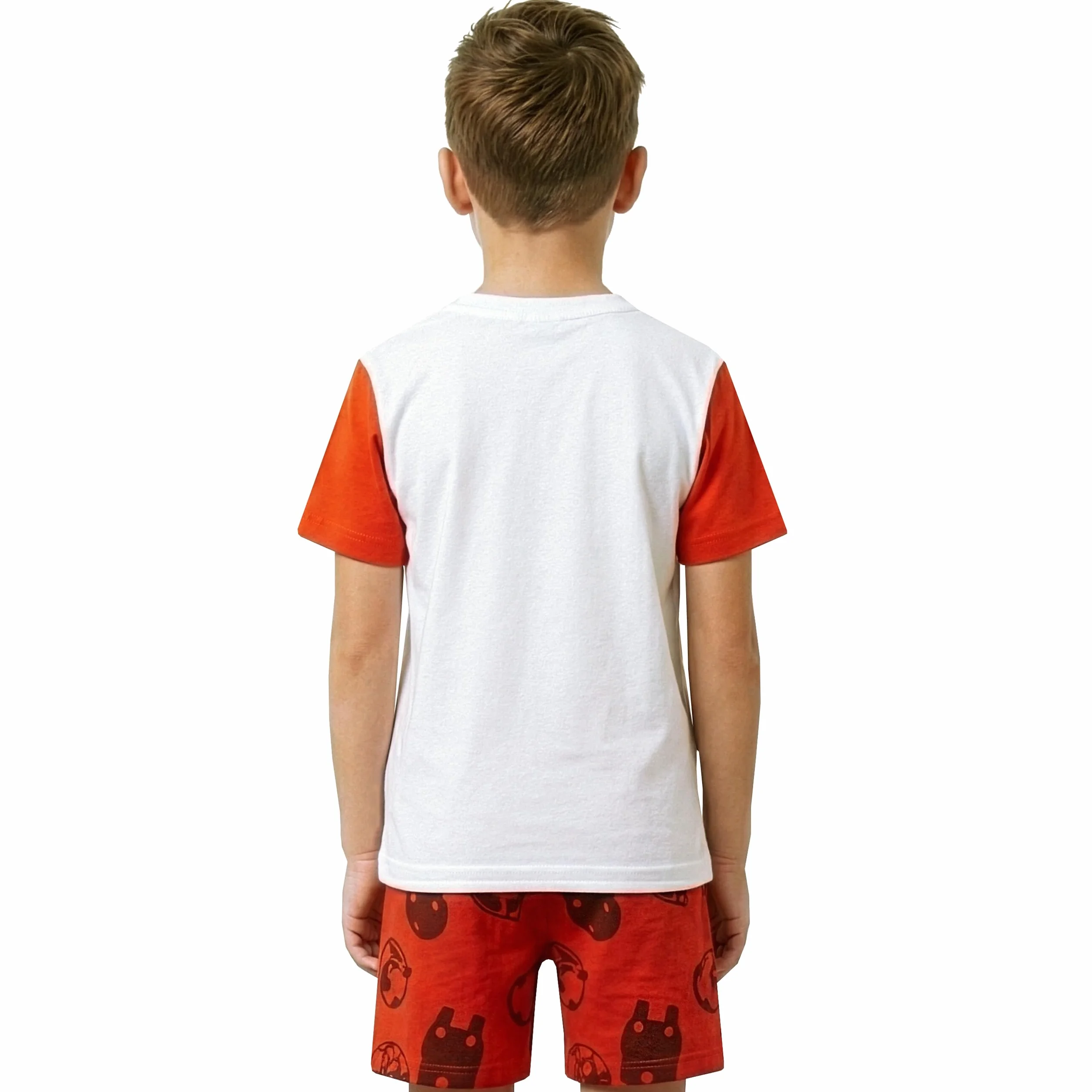 Super Mario Pyjama Kinder, Schlafanzug Kinder Jungen Kurz Set, Bequemer Schlafanzug Mit Mario Design