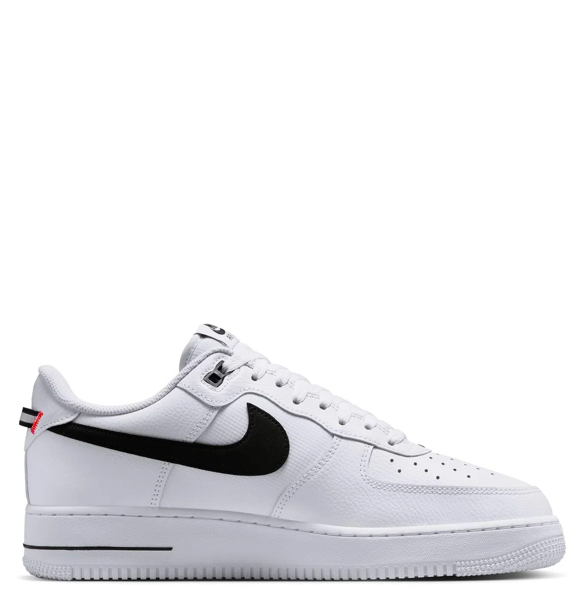 Air Force 1 '07 LV8 in White/Black-Bright Crimson by Nike