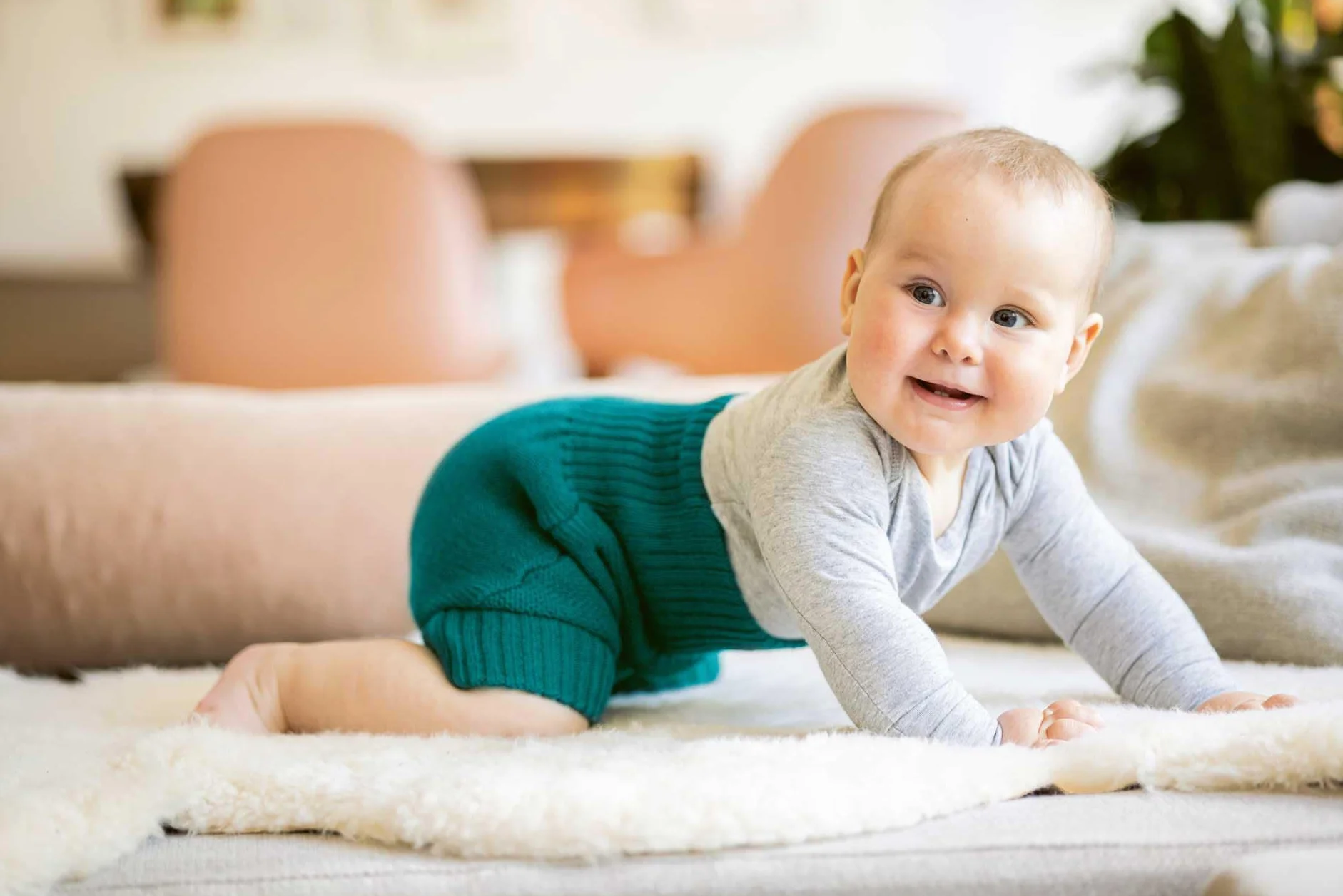 Disana WOLLWINDELHOSE, 100% Bio-Merinowolle GOTS, IVN Best | Newborn Neugeborene Baby Kleinkind, Kind Unisex | Baby Erstausstattung | Made in Germany
