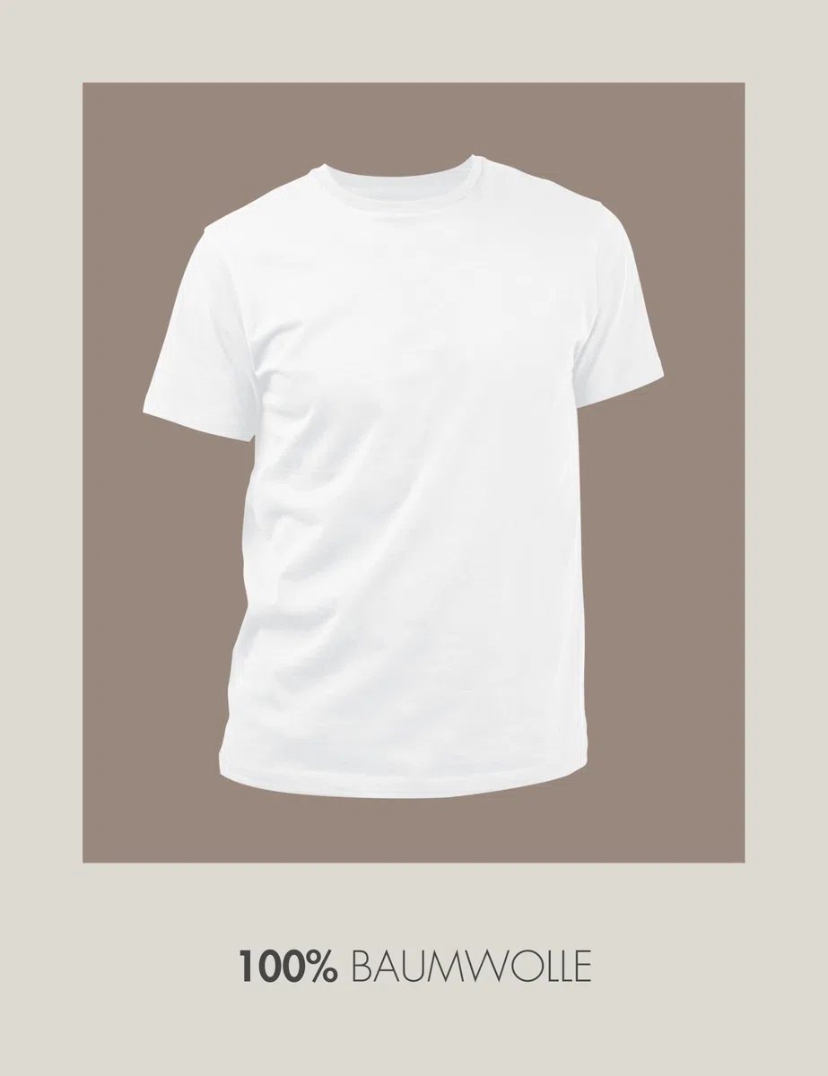 Basic Treasure 4-Pack T-Shirts für Herren 100% Baumwolle, T-Shirt Männer